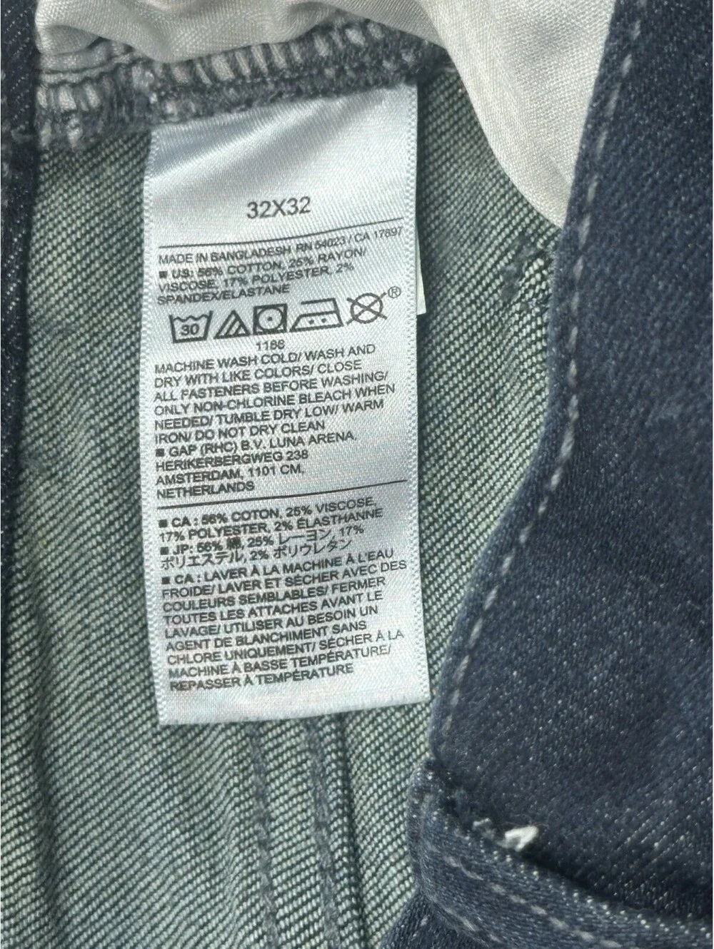 Banana Republic Slim Denim Travel Jeans Blue Mens 32/32